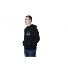 Толстовка Grand Line черная с капюшоном Классика р.3XL вышивка