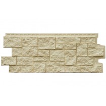 ГРАНД ЛАЙН Фасадная панель Дикий камень Classic бежевый 410884