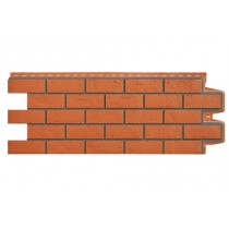 ГРАНД ЛАЙН Фасадная панель Состаренный кирпич Design терракотовый со швом RAL 7006 474026
