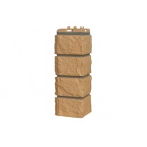 ГРАНД ЛАЙН Угол Колотый камень Design песочный со швом RAL 7006 475242