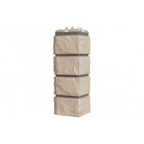 ГРАНД ЛАЙН Угол Колотый камень Design бежевый со швом RAL 7006 475245