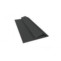 ГРАНД ЛАЙН Планка финишная БХ new 0,5 Velur X RAL 7016 антрацитово-серый (3м) 554150