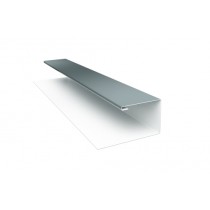 ГРАНД ЛАЙН Планка П-образная БХ new 0,45 PE с пленкой RAL 7005 мышино-серый (3м) 504855