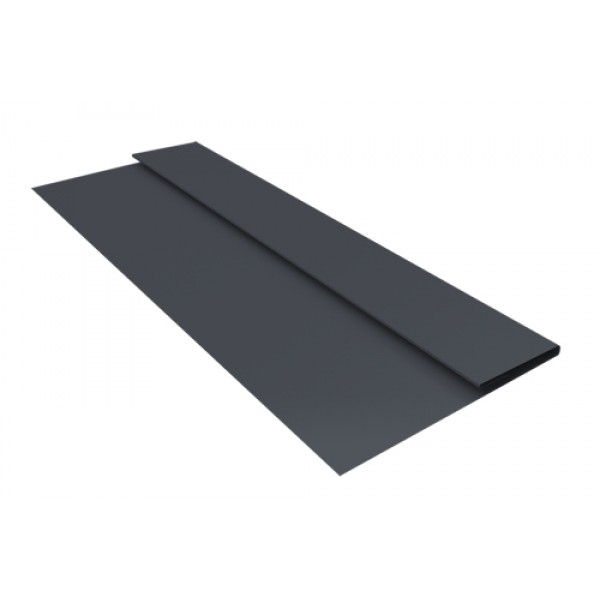 ГРАНД ЛАЙН Планка стартовая Блок-хаус новый 0,45 Drap TwinColor RAL 7024 мокрый асфальт (2м) 565209 ГРАНД ЛАЙН Планка стартовая Блок-хаус новый 0,45 Drap TwinColor RAL 7024 мокрый асфальт (2м) 565209