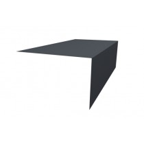 ГРАНД ЛАЙН Планка околооконная фальц 0,7 PE с пленкой RAL 7024 мокрый асфальт (3м) 521366