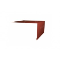 ГРАНД ЛАЙН Планка околооконная простая 200х75 0,5 Satin с пленкой RAL 8004 терракота (2м) 523100