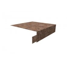 Планка Grand Line околооконная сложная 200х50х12 (j-фаска) 0,45 Print Elite Sand Stone TwinColor (2м)