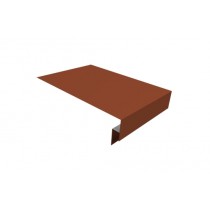 ГРАНД ЛАЙН Планка околооконная сложная 200х50х18 (j-фаска) 0,5 Satin Matt RAL 8004 терракота (3м) 518486