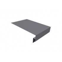 ГРАНД ЛАЙН Планка околооконная сложная 200х50х18 (j-фаска) 0,45 PE с пленкой RAL 7004 сигнальный серый (2м) 518805