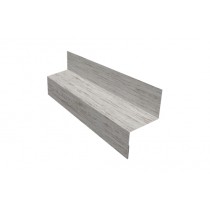 ГРАНД ЛАЙН Отлив межэтажный 35 0,45 Print Elite Snow Wood TwinColor (2,5м) 526518