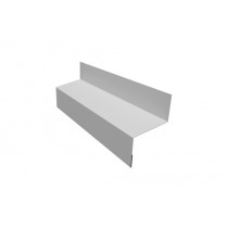 ГРАНД ЛАЙН Отлив межэтажный 45 0,45 Drap с пленкой RAL 9003 сигнальный белый (2м) 526636