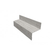 ГРАНД ЛАЙН Отлив межэтажный 45 0,45 Print Elite Snow Wood TwinColor (2,5м) 527044