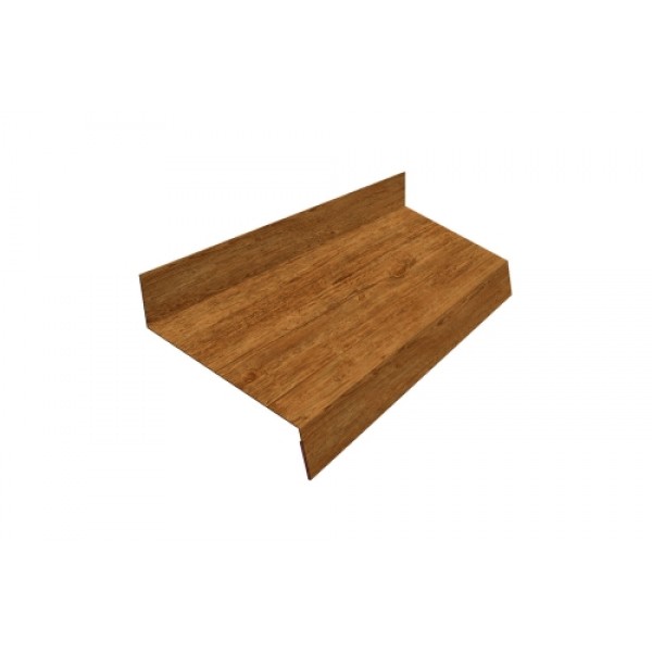 ГРАНД ЛАЙН Отлив простой 50 0,45 Print Elite Golden Wood TwinColor (2м) 524151
