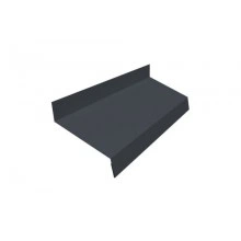 Отлив Grand Line простой 50 0,45 Drap ST RAL 7024 мокрый асфальт (2,5м)