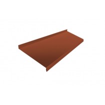 ГРАНД ЛАЙН Отлив простой 250 0,45 Drap ST RAL 8004 терракота (2,5м) 525951