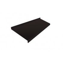 ГРАНД ЛАЙН Отлив простой 250 0,5 Satin Matt TX RAL 9005 черный (3м) 564101