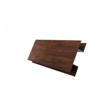 Планка Grand Line H-образная стыковочная сложная 0,45 Print Elite Chestnut Wood (3м)