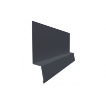 ГРАНД ЛАЙН Планка начальная фальц 0,5 PurLite Matt RAL 7024 мокрый асфальт (2,5м) 520805