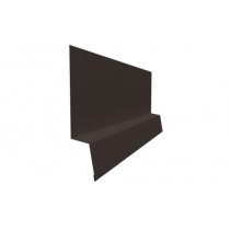 ГРАНД ЛАЙН Планка начальная фальц 0,5 Satin Matt RR 32 темно-коричневый (2,5м) 520880