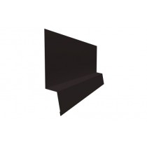 ГРАНД ЛАЙН Планка начальная фальц 0,45 Drap ST RAL 9005 черный (2,5м) 520934