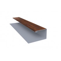 ГРАНД ЛАЙН Планка П-образная завершающая сложная (КД) 0,45 Print Elite Chestnut Wood (2,5м) 515999