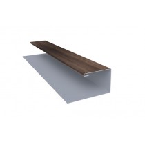 ГРАНД ЛАЙН Планка П-образная завершающая сложная (КД) 0,45 Print Premium Almond Wood Fresh (2,5м) 528685