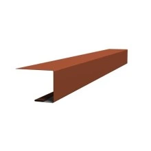 Планка Grand Line завершающая для Кликфальц Pro 0,5 PurLite Matt RAL 8004 терракота (3м)