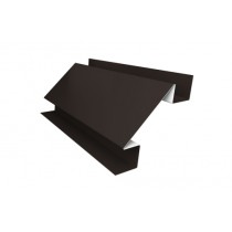 ГРАНД ЛАЙН Угол внутренний сложный 75мм 0,5 Drap TX RR 32 темно-коричневый (3м) 577130