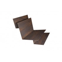 ГРАНД ЛАЙН Угол внутренний сложный 90 град. 0,45 Print Elite Chestnut Wood TwinColor (3м) 554616