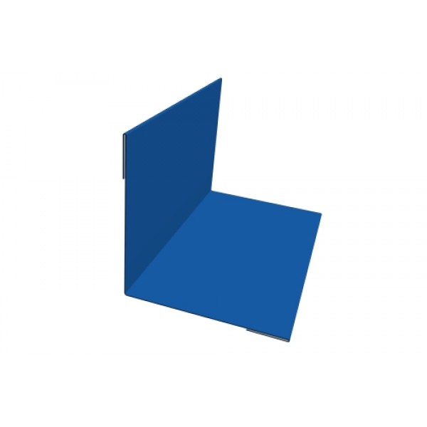 ГРАНД ЛАЙН Угол внутренний 50х50 0,45 ПЭ с пленкой RAL 5005 сигнальный синий (3м) 529195