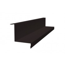 ГРАНД ЛАЙН Угол внутренний простой фальц 0,5 Velur X RAL 9005 черный (2м) 556410