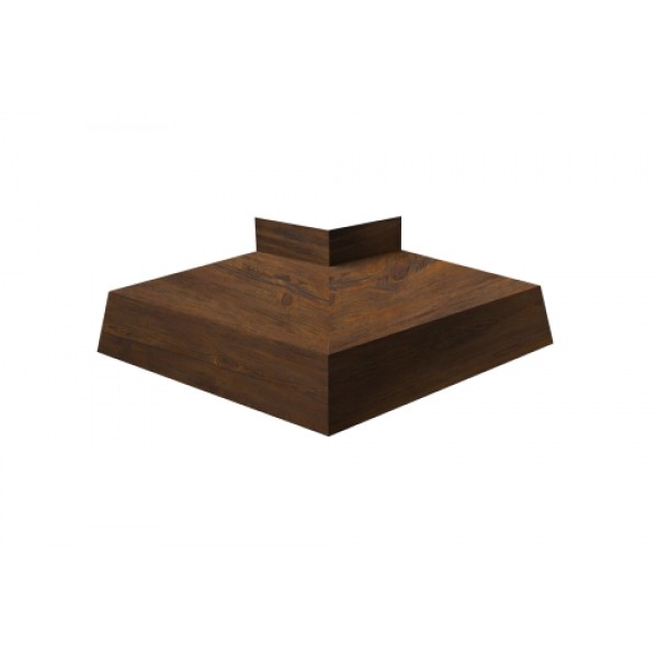 ГРАНД ЛАЙН Угол отлива внешний 100 0,45 Print Elite с пленкой Chestnut Wood TwinColor 554635 ГРАНД ЛАЙН Угол отлива внешний 100 0,45 Print Elite с пленкой Chestnut Wood TwinColor 554635