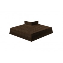 ГРАНД ЛАЙН Угол отлива внешний 150 0,45 Print Elite с пленкой Coffee Wood TwinColor 269403