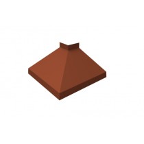 ГРАНД ЛАЙН Угол отлива внешний 150 0,5 Satin Matt с пленкой RAL 8004 терракота 269987