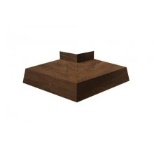 Угол отлива Grand Line внешний 200 0,45 Print Elite с пленкой Chestnut Wood TwinColor