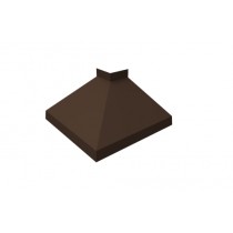 ГРАНД ЛАЙН Угол отлива внешний 250 0,5 Velur X с пленкой RAL 8017 шоколад 553137