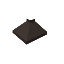 ГРАНД ЛАЙН Угол отлива внешний 50 0,5 Satin Matt с пленкой RR 32 темно-коричневый 268918