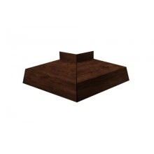 Угол отлива Grand Line внешний 50 0,45 Print Premium с пленкой Cherry Wood