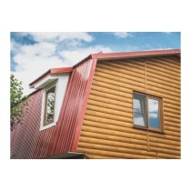 ГРАНД ЛАЙН Блок-хаус new 0,45 Drap RAL 3005 красное вино 224963