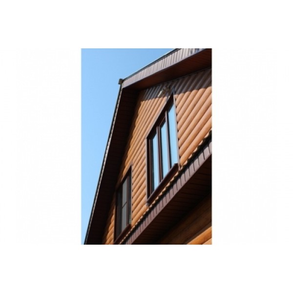 ГРАНД ЛАЙН Блок-хаус new 0,45 Print Elite с пленкой Chestnut Wood 461719