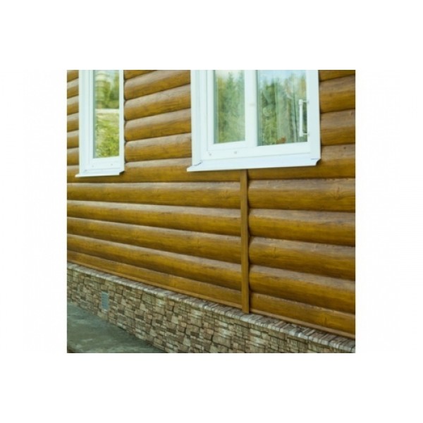 ГРАНД ЛАЙН Блок-хаус new 0,5 PurLite Matt RAL 9005 черный 462330