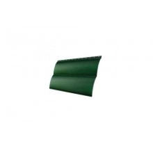 Сайдинг Grand Line Блок-хаус 0,390 0,45 Drap RAL 6005 зеленый мох