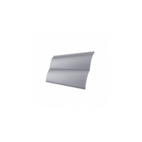 ГРАНД ЛАЙН Сайдинг Блок-хаус 0,390 0,5 Satin RAL 7004 сигнальный серый 179173