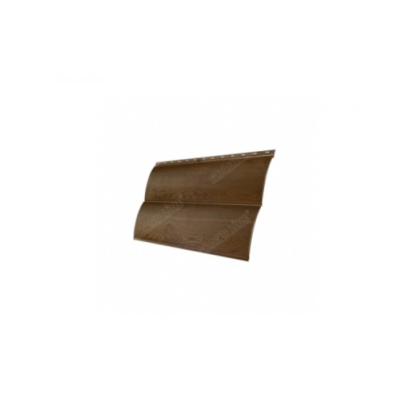 ГРАНД ЛАЙН Сайдинг Блок-хаус 0,390 0,45 Print Elite Antique Wood TwinColor 207389