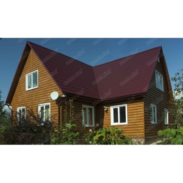 ГРАНД ЛАЙН Сайдинг Блок-хаус 0,390 0,45 Print Elite Snow Wood TwinColor 401708 ГРАНД ЛАЙН Сайдинг Блок-хаус 0,390 0,45 Print Elite Snow Wood TwinColor 401708