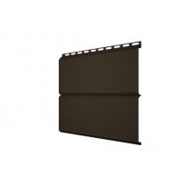 ГРАНД ЛАЙН ЭкоБрус Гофр 0,45 Drap с пленкой RR 32 темно-коричневый 154954