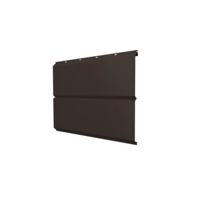 Сайдинг металлический ЭкоБрус новый Grand Line 0,45 Drap ТХ с пленкой RR 32 темно-коричневый — 486066 Сайдинг металлический ЭкоБрус новый Grand Line 0,45 Drap ТХ с пленкой RR 32 темно-коричневый — 486066