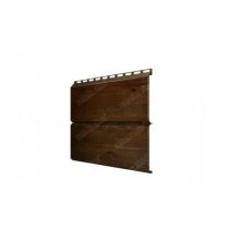 Сайдинг Grand Line ЭкоБрус 0,345 0,45 Print-Double Elite с пленкой Antique Wood