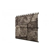 Сайдинг Grand Line ЭкоБрус 0,345 0,45 Print Elite с пленкой King Stone TwinColor
