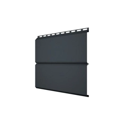 Сайдинг металлический ЭкоБрус Grand Line 0,45 Drap RAL 7016 антрацитово-серый — 235762 Сайдинг металлический ЭкоБрус Grand Line 0,45 Drap RAL 7016 антрацитово-серый — 235762
